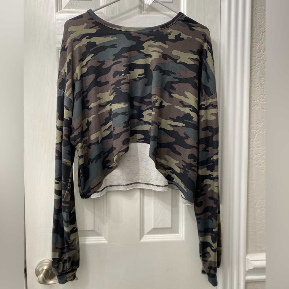 Crop top long sleeve